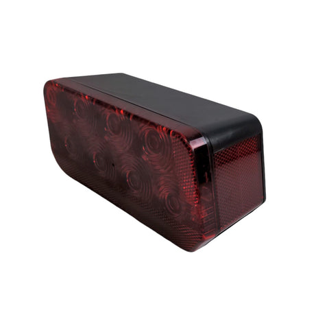 Right Side Waterproof LED Tail Light for Boat Trailer Updated 2025 Model, 7.5 By 3.5 Inches, Includes 2 Way Plug and Ground Wire