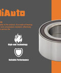 Direct Fit Front Wheel Bearing Hub Assembly 510092 2 Piece Set for Acura RDX 2007 2012 Honda CR V 2007 2011 on gray background