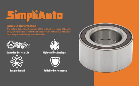Direct Fit Front Wheel Bearing Hub Assembly 510092 2 Piece Set for Acura RDX 2007 2012 Honda CR V 2007 2011 on gray background