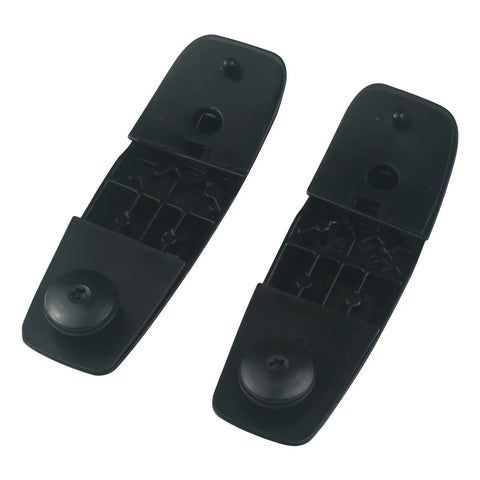 Rear Window Hinge Replacement Kit For Expedition And Navigator 2003 To 2017 Right And Left Fix Liftgate Glass Jamming Fast And Easy 7L1Z78420A68A 7L1Z78420A69A, includes two black hinges.