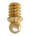 Top Shelf Cross Drilled Brass Screw With Six Thirty Two Thread And Five Thirty Two Inch Length Unfinished Fastener for hanging prisms.
