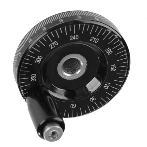 Beefy Bakelite Hand Wheel 63mm OD 10mm Bore With Handle for Milling Machine Lathe Grinder Manual Control