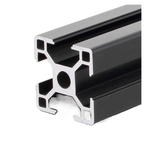 Black Slot Aluminum Extrusions Set For Frame Building With 3030 3060 4040 4080 Profiles Pro Grade Heavy Duty Build Corrosion Resistant