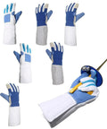 Fencing Gloves For Foil And Epee Non Slip Grip Breathable Lightweight Hand Protection Gear For Adults And Youth Training, multiple views