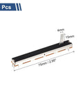 Five Pack Of Dope Straight Double Linear Slide Potentiometers With B10Kx2, 75mm Length And 60mm Travel, single view
