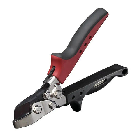 Heavy Duty Hand Notcher For Sheet Metal 1 Inch Deep V Notch 24 To 30 Gauge Ergonomic One Hand Operation Soft Touch Non Slip Handle Pro Grade Workhorse Tool Made In USA