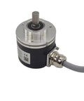 Front view of CAX60 Modbus RTU Output Absolute Rotary Encoder 12 Bit Multi Turn With 64 256 4096 Laps High Resolution Industrial Encoder