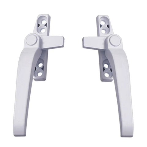 Casement Locking Window Handle With Aluminum Alloy Build Go To Durable Universal Window Hardware Security Switch For Home Or Office Use White Left Handed