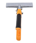 Front view of Sheet Metal Bender With 6 Inch Jaw, Forged CRV Steel Hand Seamer, Pro Grade Duct Crimping Tool With Ergonomic TPR Handle