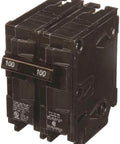 100 Amp Double Pole MPT Circuit Breaker For 240V Systems With 10,000 AIC Interruption visible showing Insta Wire Plug In Design