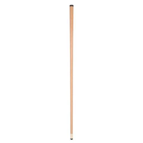 Extra Spare Pool Cue Shaft 5/16x18 Joint 13mm Leather Tip With White Ferrule Canadian Hard Rock Maple Replacement shown vertically