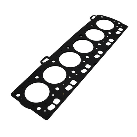 Straight Fire Heavy Duty Cylinder Head Gasket 176 3141 Fit Motor Grader 120M 12M Pipelayer Pl61 Track Loader 953D 963D showing black gasket with round cutouts.