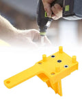 Precision Woodworking Dowel Jig Kit With Rugged Metal Bushings And A Straight Shooter Handle For No Sweat Diy Joinery That Delivers Dead On Accuracy Daily, yellow tool for accurate wood joinery.