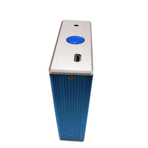 Side view of Digital Surface Roughness Tester With Ra Rz Rq Rt, Portable Profilometer For Metal And Nonmetal Surfaces.