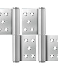 Flag Style Stainless Steel Door Hinges 5 Inch Thick 2 5mm Detachable Lift Off For Fire And Bathroom Doors Built Tough Weld On