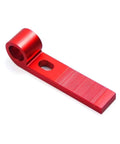 Red component of Four Piece T Slot Slider Miter Track Jig For Router Tables And Woodworking Gear Quick Secure Clamp, aluminum alloy