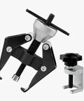 Adjustable Wiper Arm Removal Tool Kit And Battery Terminal Puller Set, 2-Pack, black and silver steel, side view