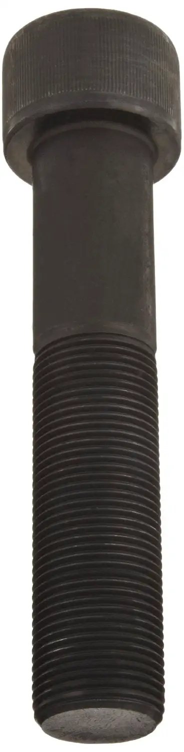 Heavy Duty Black Oxide Socket Cap Screw With Internal Hex Drive, 4 Inch Length, Partially Threaded, 5/16-18 UNC Threads