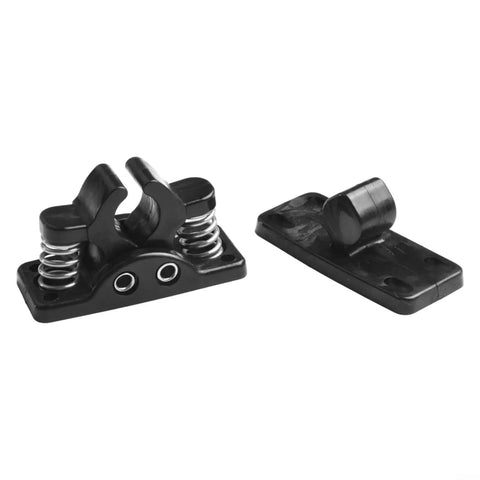 Loaded Roller Catch Door Lock Stop Clamp Steel Latch for Cabinets RV Camper Boat Black Finish Heavy Duty Secure Hold No Fuss Easy Release