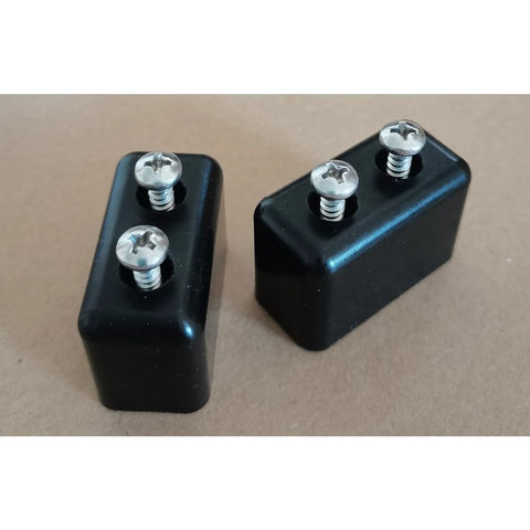Pair Polyurethane Rubber Bumpers For Sliding Patio Doors With Hardware Included, UV Resistant Replacement Bumpers And Stainless Screws