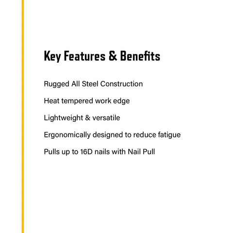 Key features of Badass Heavy Duty 54 Inch Shingle Removal Shovel For Roof Demolition and Asphalt Material Peeling.