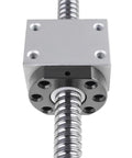 Upgrade Your CNC Setup With A Killer SFU1605 Ball Screw And Nut Kit featuring a close-up of a precision 16mm screw with supports.