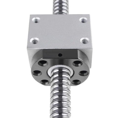 Upgrade Your CNC Setup With A Killer SFU1605 Ball Screw And Nut Kit featuring a close-up of a precision 16mm screw with supports.