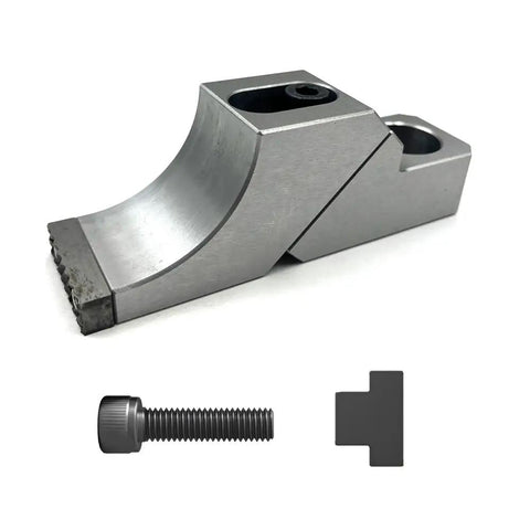 Heavy Duty Side Clamp Vise Kit for Milling Machines, alloy steel construction with lateral fixation clamping system visible