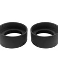 Foldable Eye Shields For Stereo Microscope Eyepieces 33 To 35mm Outer Diameter Fits SW SM ZM Series Eye Guards, black pair