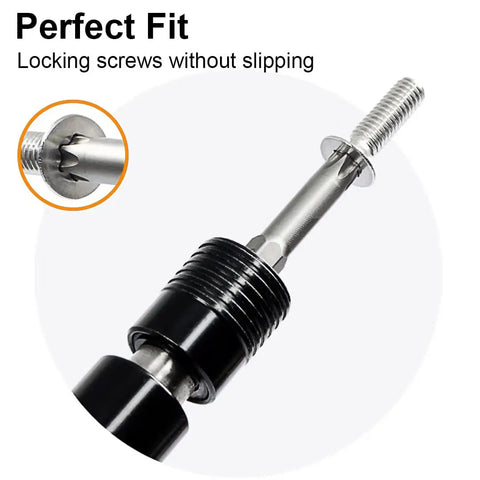 Rock Solid Security Torx Screwdriver Bit Set Featuring Magnetic S2 Steel Star Bits for furniture assembly and repairs with perfect fit.