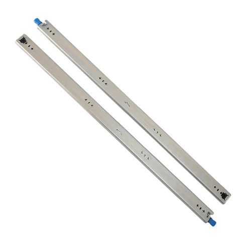 Heavy Duty 40 Inch Drawer Slides Side Mount Full Extension For Cabinets And RVs Made Of Cold Rolled Steel Pair with locking ends