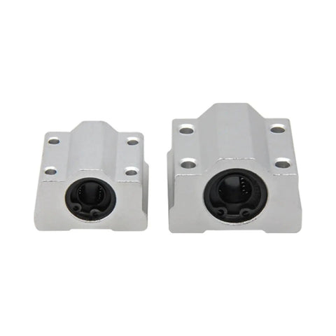 Premium Linear Motion Ball Bearing Slide Block Bushing Scs6uu shaft size with aluminum housing for CNC machines and 3D printing.