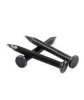 Heavy Duty Carbon Steel Cement Nails Dang Tough For Structural Builds Sharp Point Tips Rock Solid Hold 100 Count Pro Hardware Fasteners No Sweat Installation Real Deal, sharp tip nails crossed.