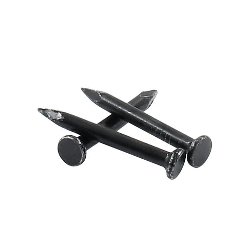 Heavy Duty Carbon Steel Cement Nails Dang Tough For Structural Builds Sharp Point Tips Rock Solid Hold 100 Count Pro Hardware Fasteners No Sweat Installation Real Deal, sharp tip nails crossed.