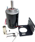 12V Permanent Magnet DC Motor 30W 3500RPM High Speed Gear Motor CW CCW for DIY with 1.8x1.65x1.6in bracket