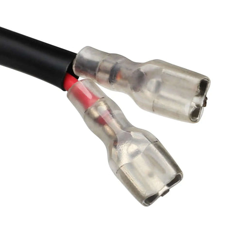 Close-up of connectors on 90V Brushless Electric Motor 200W 2400RPM For Small Equipment Treadmills Power Tools Polisher Grinder And More DIY Projects High Torque 0.35Nm 330mm Wire Length Durable Insulation.
