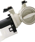 Front Load Washer Pump Replacement Fits W10241025 W10321032 46197020 And Dozens More Maytag Part Numbers, white housing close-up