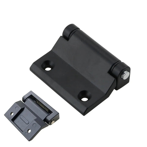 Heavy Duty Black Zinc Alloy Cabinet Hinge One Piece Built To Last For Doors And Cabinets Easy Install Friction Forged Hardware