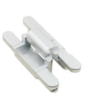 Silver Invisible 2D T Hinge Adjustable 180 Degree Wood Door Hardware Heavy Duty Hidden Hinge