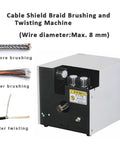 High Speed Automatic Wire Twisting Machine For Stripping And Cutting Cables Efficient Cable Stripping Tool For Cable Braid Preparation.