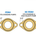 Diagram of One Inch Pro Grade Lead Free Isolator Valve With 360 Degree Rotating Flange And Dual Drain For Circular Pumps Installation Kit