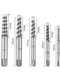 5 Piece Screw Extractor Set Easy Out For Removing Broken Bolts And Damaged Screws Includes Cobalt Drill Bits