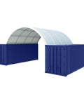 20x20 Ft Open Canopy Shelter With No Interior Pole Heavy Duty 18 Oz PVC Build Clear Covered Space Worksite Ready Warehouse Tent