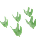 Top Tier 5-Piece Drywall Marking Tool Set For Electricians And DIY Pros To Nail Electrical Outlet Positions Fast With Clean Cuts And Zero Guesswork On Wall Layout Projects. Green ABS drywall markers, 5 pieces for wall layout.
