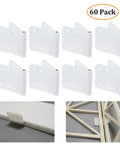 60 Pieces Pinned Nylon Hinges Loose Leaf For RC Planes And Model Planes Control Surface Hinges Kit 3 Sizes Durable Pro Grade