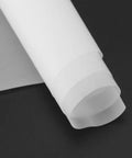 Nonstick PTFE Film Roll For Heat Press Transfers And Craft Projects, reusable heat mat sheet on black background