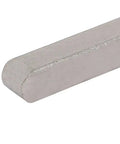 Close-up of Key Stock 40mm x 5mm x 5mm Stainless Steel 304 Silver Tone Pack of 4 Keystock for Machinery Tools and Hardware.