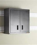 Ready To Assemble Full Door Wall Gearbox Cabinet For Garage Storage, 28 Inch By 28 Inch By 12 Inch, mounted on wall