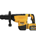 Badass 60V Max Cordless SDS Max Chipping Hammer Kit with Killer Impact Energy and active vibration control, side view.
