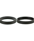 2 Pack Soft Rubber Eyepiece Guards For Stereo Microscopes, black 32-42mm eyepiece guards shown side by side